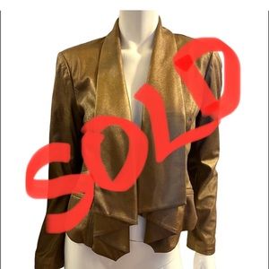 SOLD / Cache’ Jacket Brown Metallic size 6 NWOT